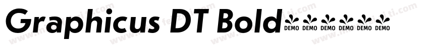 Graphicus DT Bold字体转换